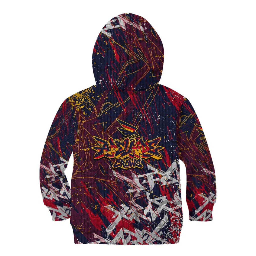 Adelaide Crows Kid Hoodie Street Art Urban Graffiti Football