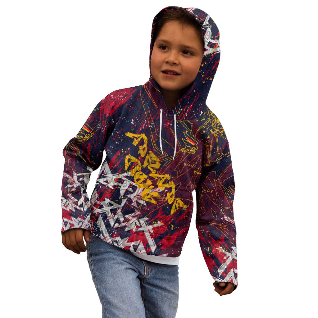 Adelaide Crows Kid Hoodie Street Art Urban Graffiti Football