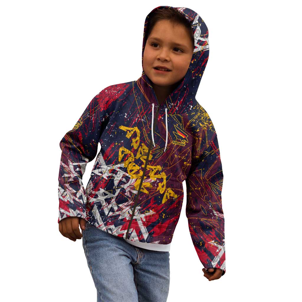 Adelaide Crows Kid Hoodie Street Art Urban Graffiti Football
