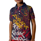 Adelaide Crows Kid Polo Shirt Street Art Urban Graffiti Football