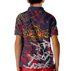 Adelaide Crows Kid Polo Shirt Street Art Urban Graffiti Football
