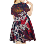 Adelaide Crows Kid Short Sleeve Dress Street Art Urban Graffiti Football