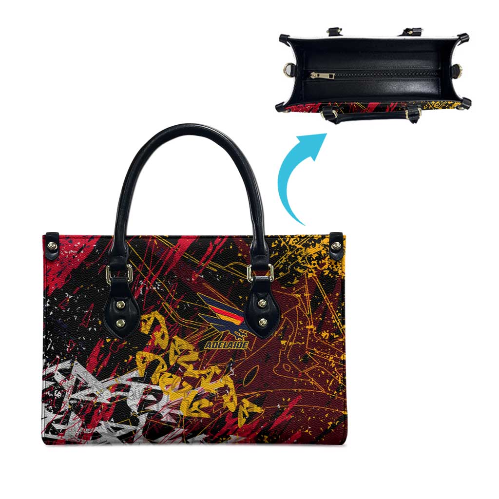 Adelaide Crows Leather Bag Street Art Urban Graffiti Football