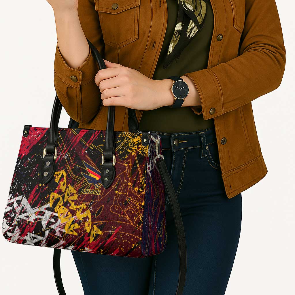 Adelaide Crows Leather Bag Street Art Urban Graffiti Football