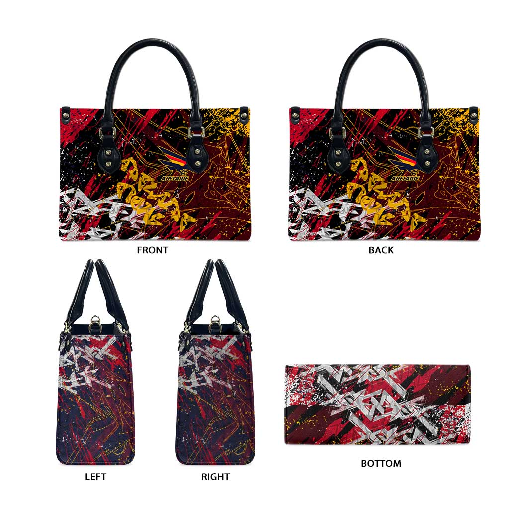 Adelaide Crows Leather Bag Street Art Urban Graffiti Football