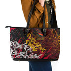 Adelaide Crows Leather Tote Bag Street Art Urban Graffiti Football