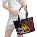 Adelaide Crows Leather Tote Bag Street Art Urban Graffiti Football