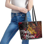 Adelaide Crows Leather Tote Bag Street Art Urban Graffiti Football