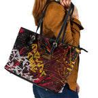 Adelaide Crows Leather Tote Bag Street Art Urban Graffiti Football