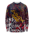 Adelaide Crows Long Sleeve Shirt Street Art Urban Graffiti Football
