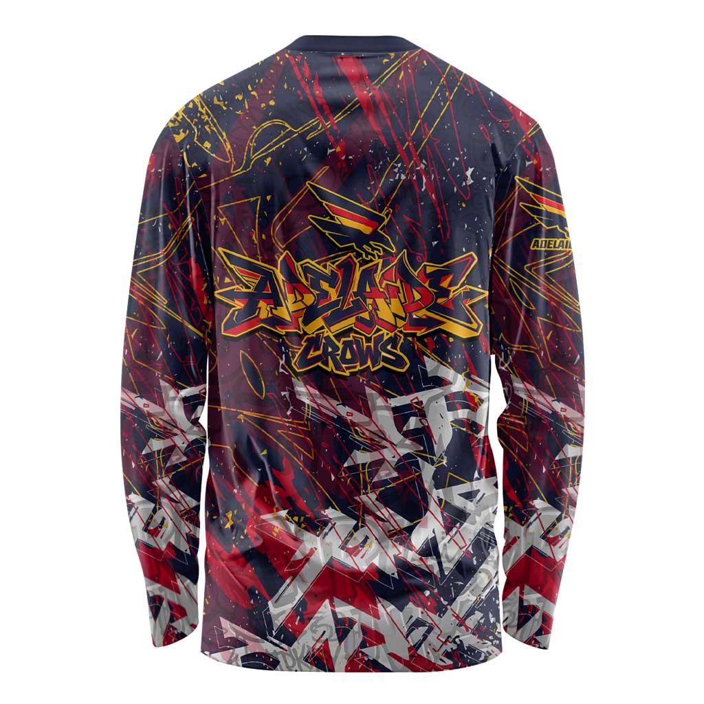 Adelaide Crows Long Sleeve Shirt Street Art Urban Graffiti Football
