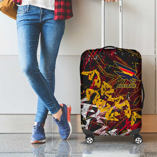 Adelaide Crows Luggage Cover Street Art Urban Graffiti Football