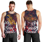 Adelaide Crows Men Tank Top Street Art Urban Graffiti Football