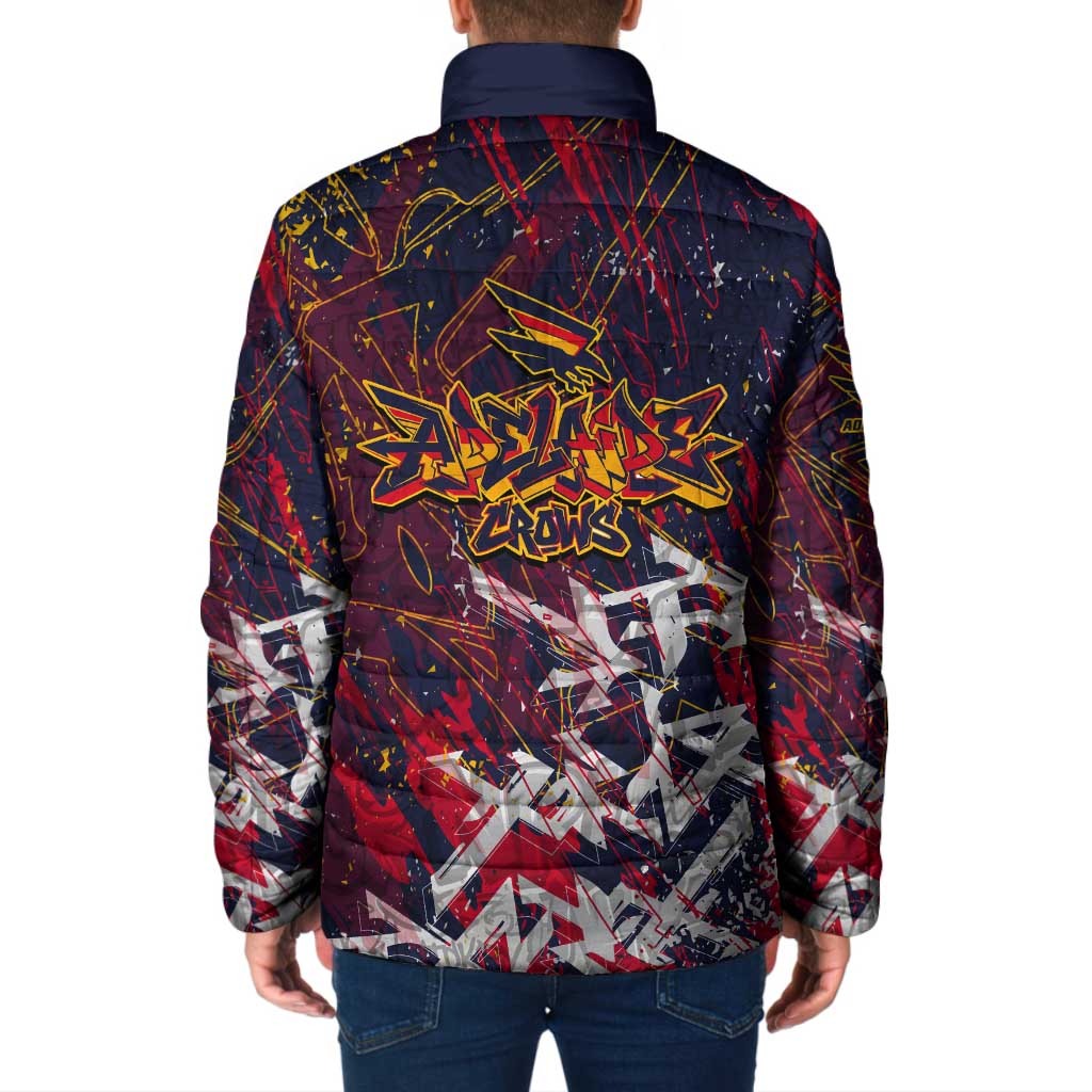 Adelaide Crows Padded Jacket Street Art Urban Graffiti Football