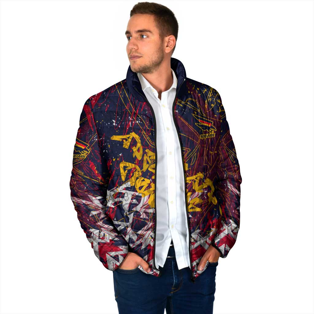 Adelaide Crows Padded Jacket Street Art Urban Graffiti Football