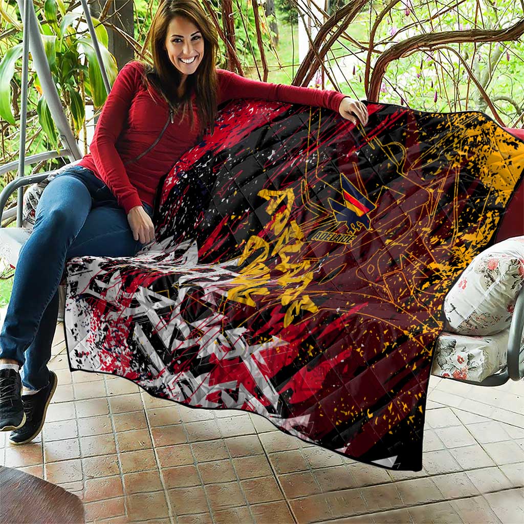 Adelaide Crows Quilt Street Art Urban Graffiti Football
