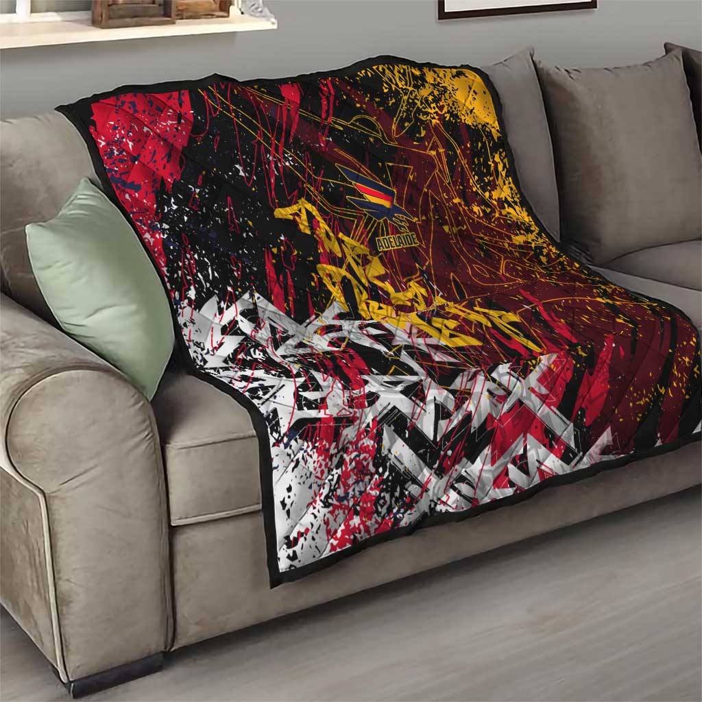 Adelaide Crows Quilt Street Art Urban Graffiti Football