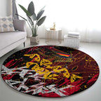Adelaide Crows Round Carpet Street Art Urban Graffiti Football