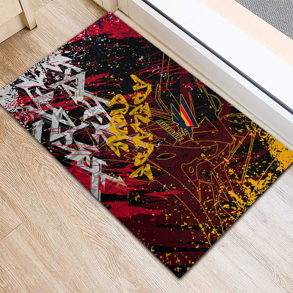 Adelaide Crows Rubber Doormat Street Art Urban Graffiti Football