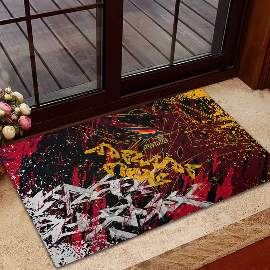 Adelaide Crows Rubber Doormat Street Art Urban Graffiti Football