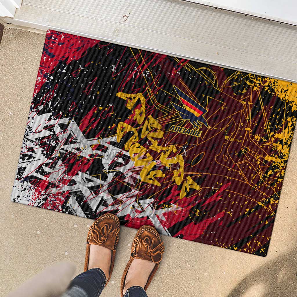 Adelaide Crows Rubber Doormat Street Art Urban Graffiti Football