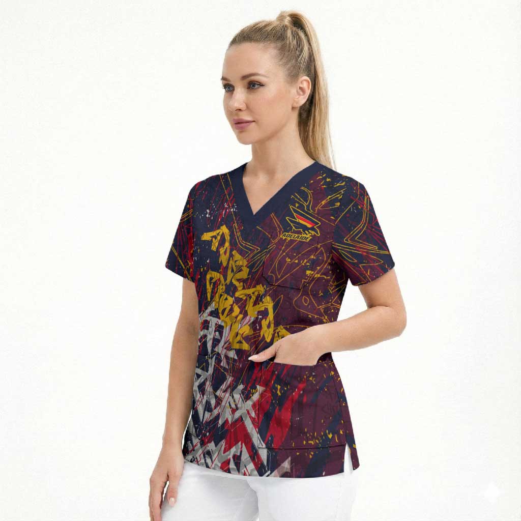 Adelaide Crows Scrub Top Street Art Urban Graffiti Football