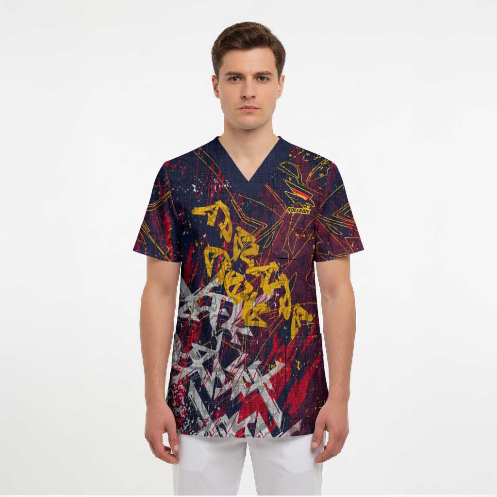 Adelaide Crows Scrub Top Street Art Urban Graffiti Football