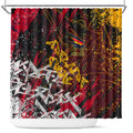 Adelaide Crows Shower Curtain Street Art Urban Graffiti Football