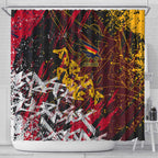 Adelaide Crows Shower Curtain Street Art Urban Graffiti Football
