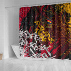Adelaide Crows Shower Curtain Street Art Urban Graffiti Football