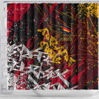 Adelaide Crows Shower Curtain Street Art Urban Graffiti Football