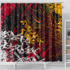 Adelaide Crows Shower Curtain Street Art Urban Graffiti Football