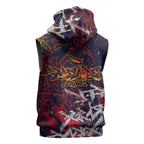 Adelaide Crows Sleeveless Hoodie Street Art Urban Graffiti Football