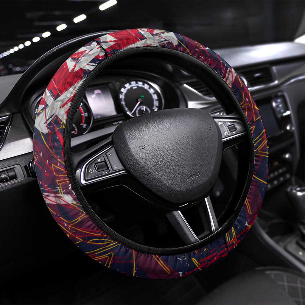 Adelaide Crows Steering Wheel Cover Street Art Urban Graffiti Football