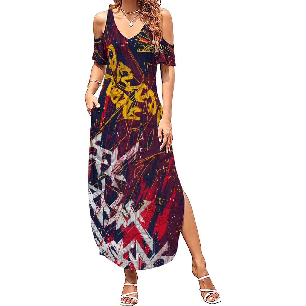 Adelaide Crows Summer Maxi Dress Street Art Urban Graffiti Football