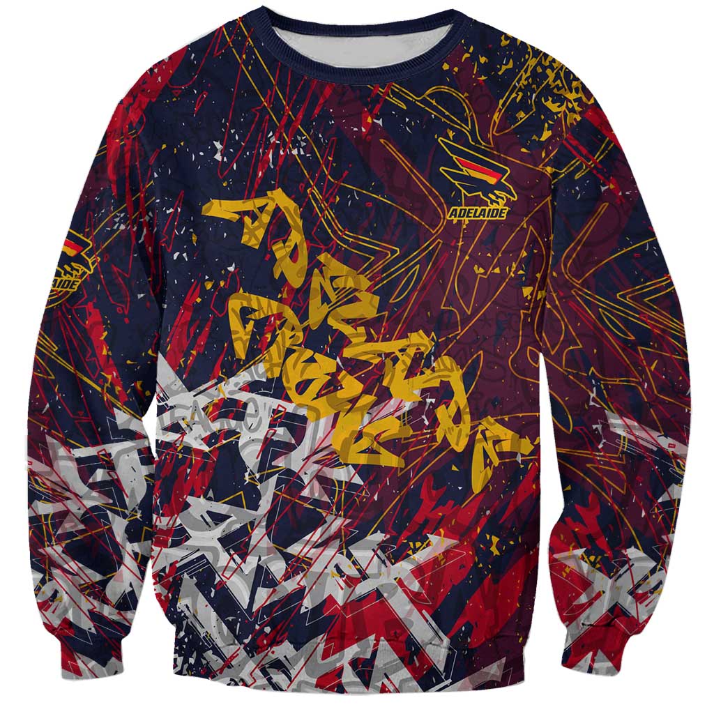 Adelaide Crows Sweatshirt Street Art Urban Graffiti Football