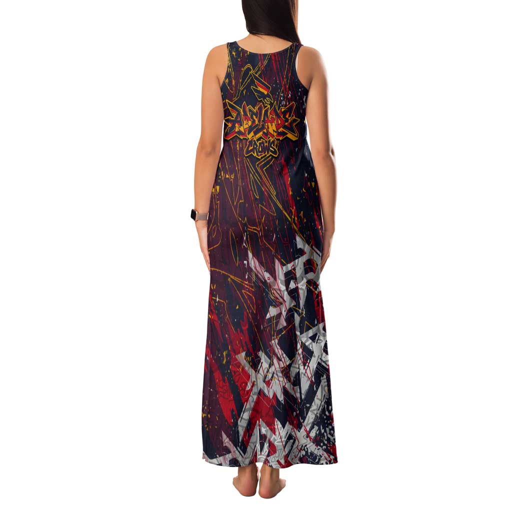 Adelaide Crows Tank Maxi Dress Street Art Urban Graffiti Football