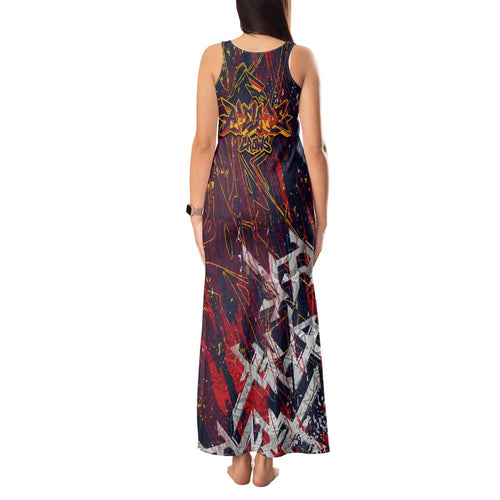 Adelaide Crows Tank Maxi Dress Street Art Urban Graffiti Football