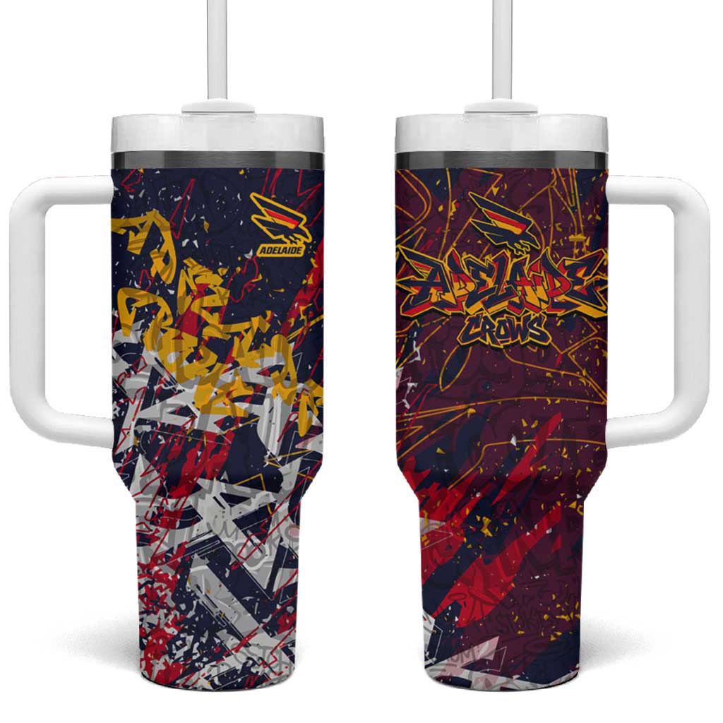 Adelaide Crows Tumbler With Handle Street Art Urban Graffiti Football