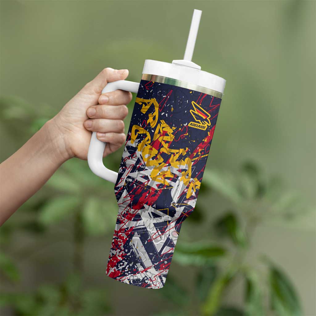 Adelaide Crows Tumbler With Handle Street Art Urban Graffiti Football