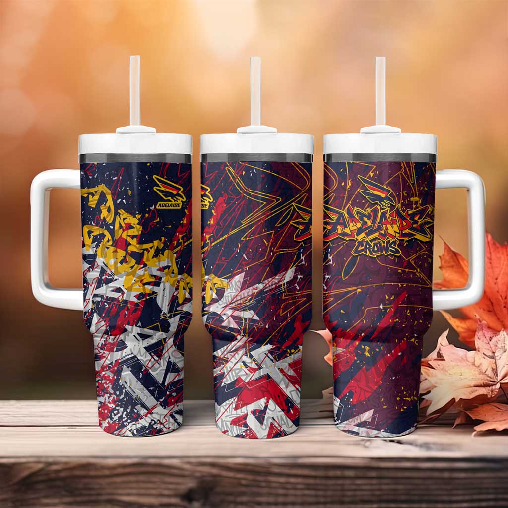 Adelaide Crows Tumbler With Handle Street Art Urban Graffiti Football