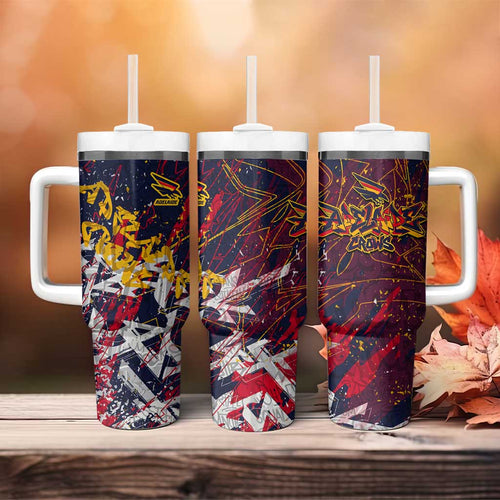 Adelaide Crows Tumbler With Handle Street Art Urban Graffiti Football