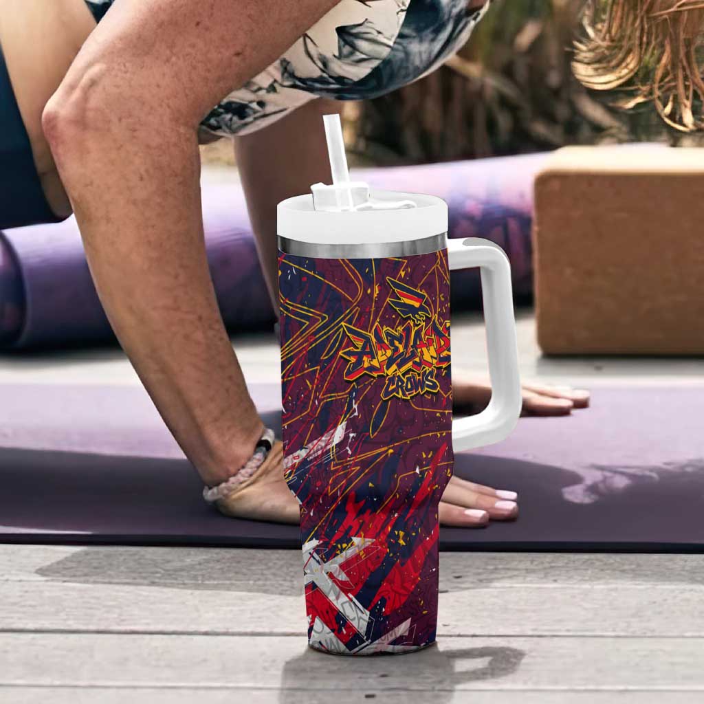 Adelaide Crows Tumbler With Handle Street Art Urban Graffiti Football
