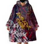 Adelaide Crows Wearable Blanket Hoodie Street Art Urban Graffiti Football