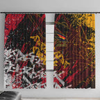 Adelaide Crows Window Curtain Street Art Urban Graffiti Football