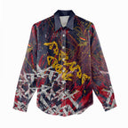 Adelaide Crows Women Casual Shirt Street Art Urban Graffiti Football