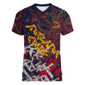 Adelaide Crows Women V-Neck T-Shirt Street Art Urban Graffiti Football