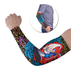 Personalized Adelaide Strikers Arm Sleeves Hippie Psychedelic Pattern Vibrant Mandala Art Style