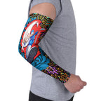 Personalized Adelaide Strikers Arm Sleeves Hippie Psychedelic Pattern Vibrant Mandala Art Style