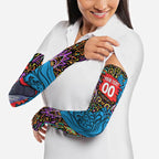 Personalized Adelaide Strikers Arm Sleeves Hippie Psychedelic Pattern Vibrant Mandala Art Style